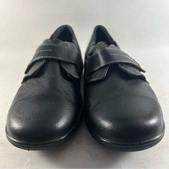 Easy B Healey Women’s Shoes Leather Sneakers Black Size 9 - Picture 2 of 8